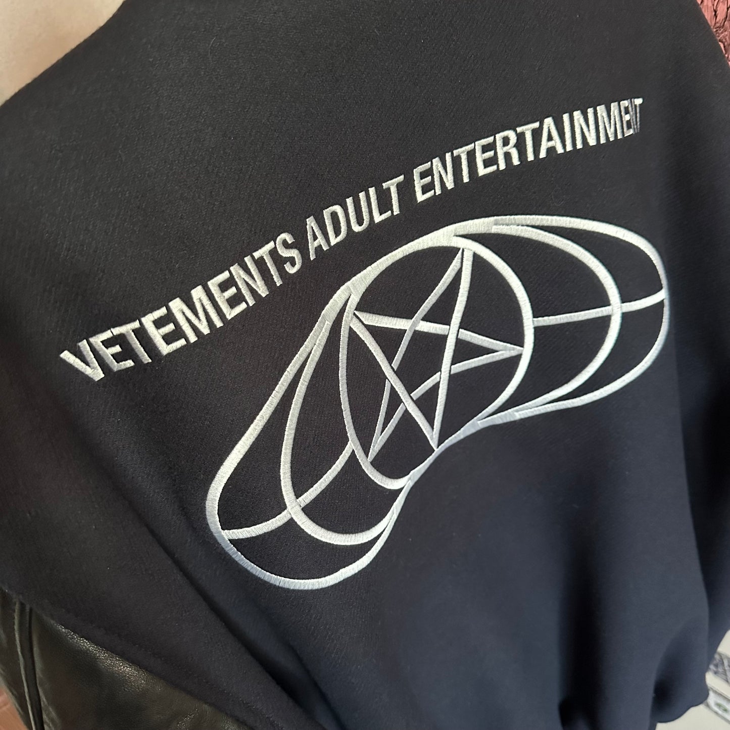 Vetements 18+ Restricted College Jacket