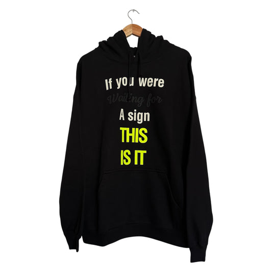 Vetements Waiting For A Sign Free Hugs Hoodie