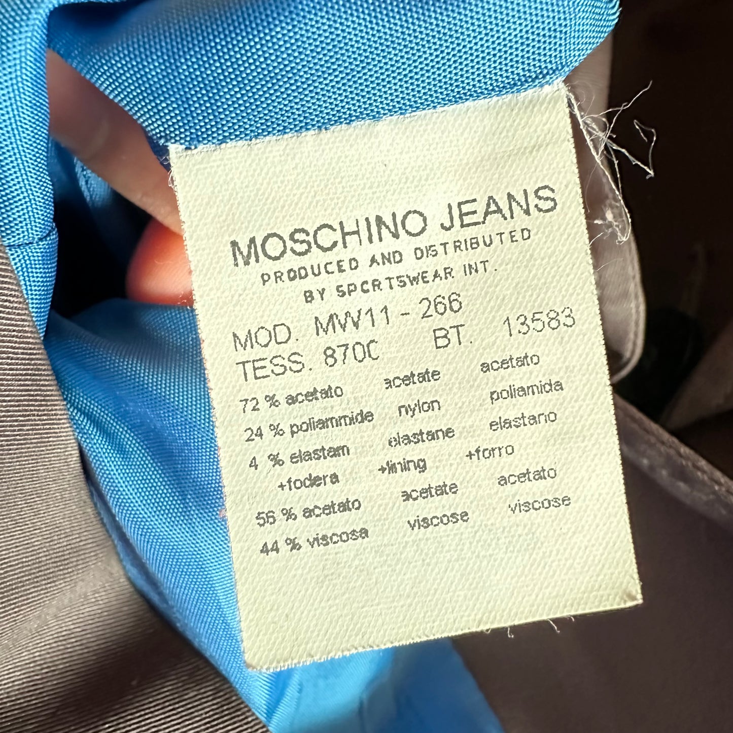 Moschino Jeans 90’ Blazer Suit Set