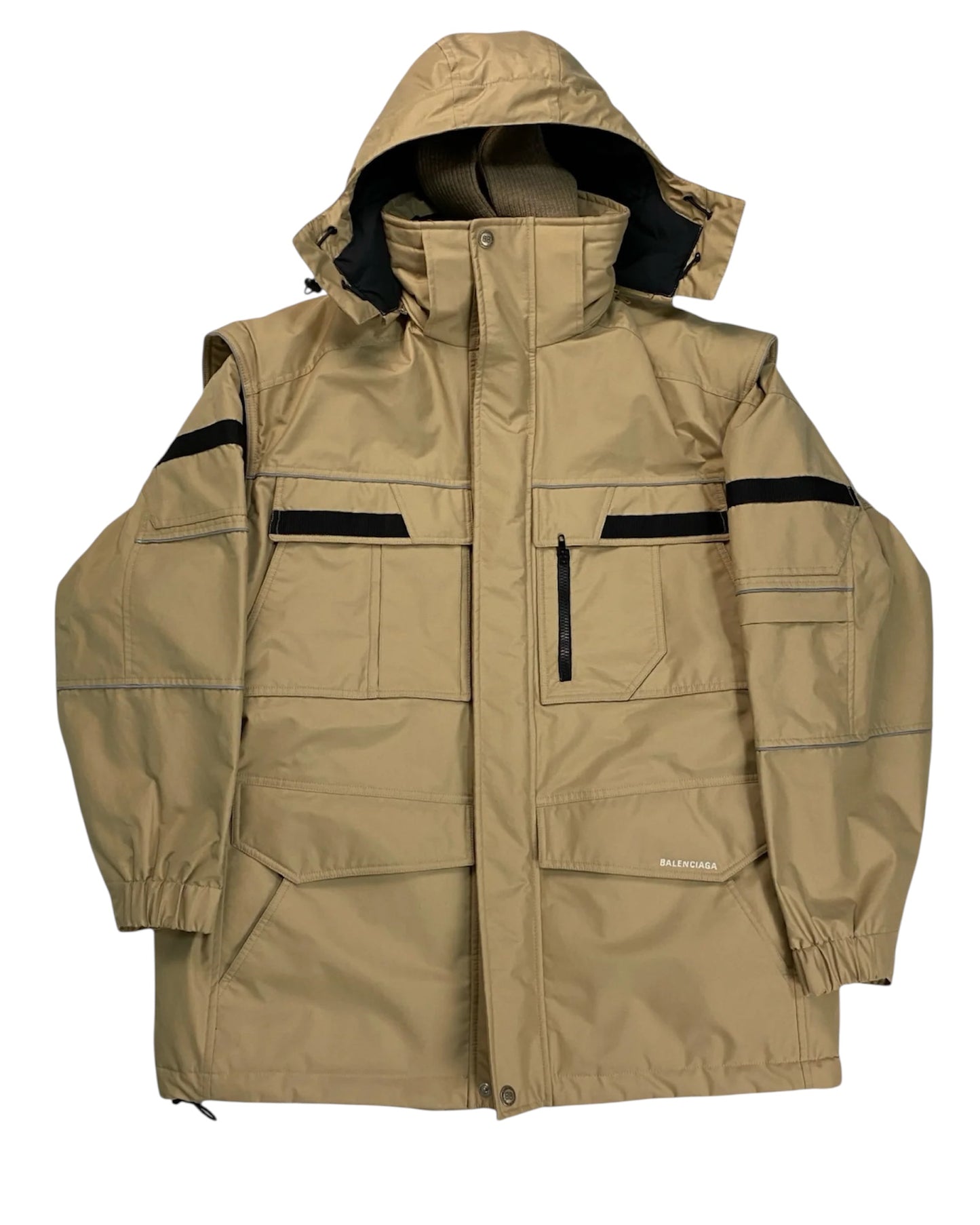 RUNWAY Balenciaga Twinset Parka Jacket AW18