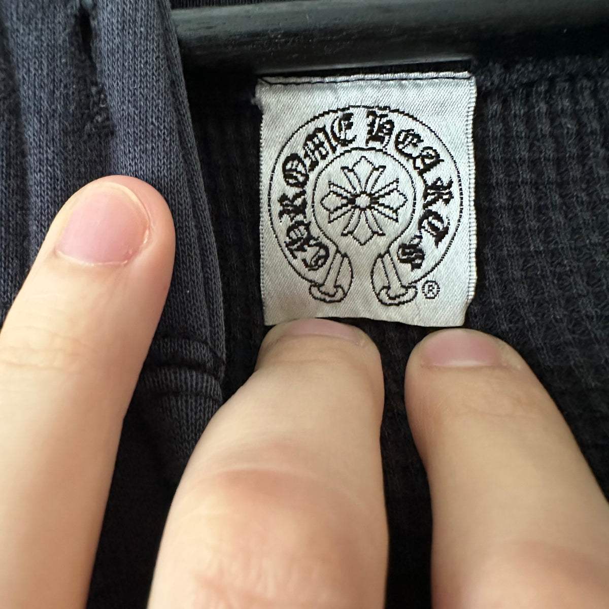 Vintage Chrome Hearts Thermal Horseshoe Fuck You Zip Up Hoodie