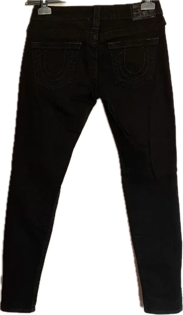 True Religion Horsehoe Black Denim Jeans