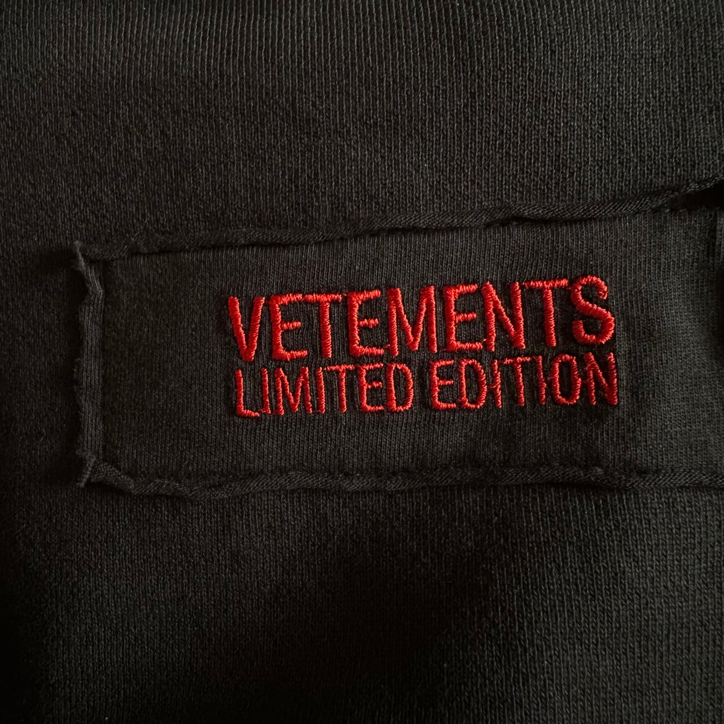Vetements J'Adore Hardcore Sweatpants