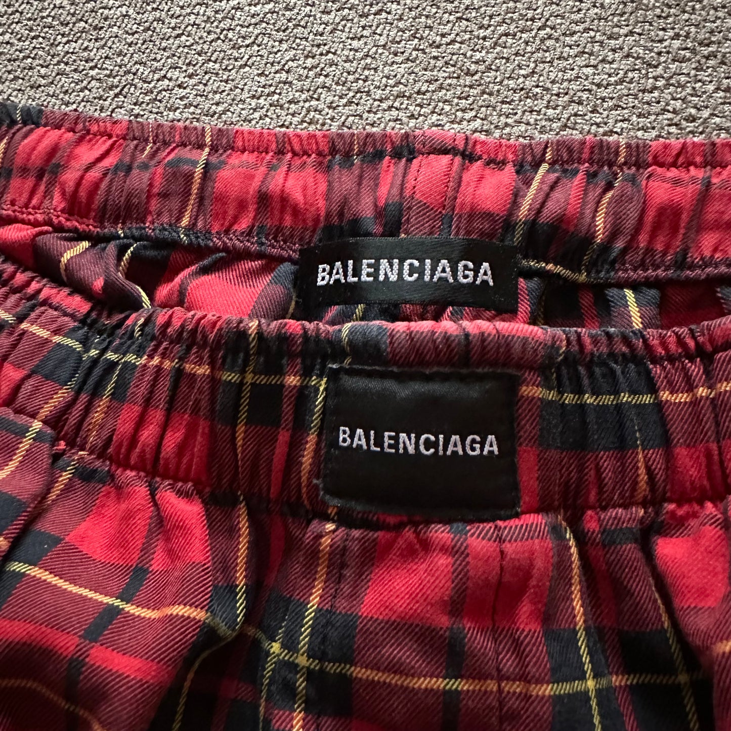 Balenciaga Checkered Pajama Pants