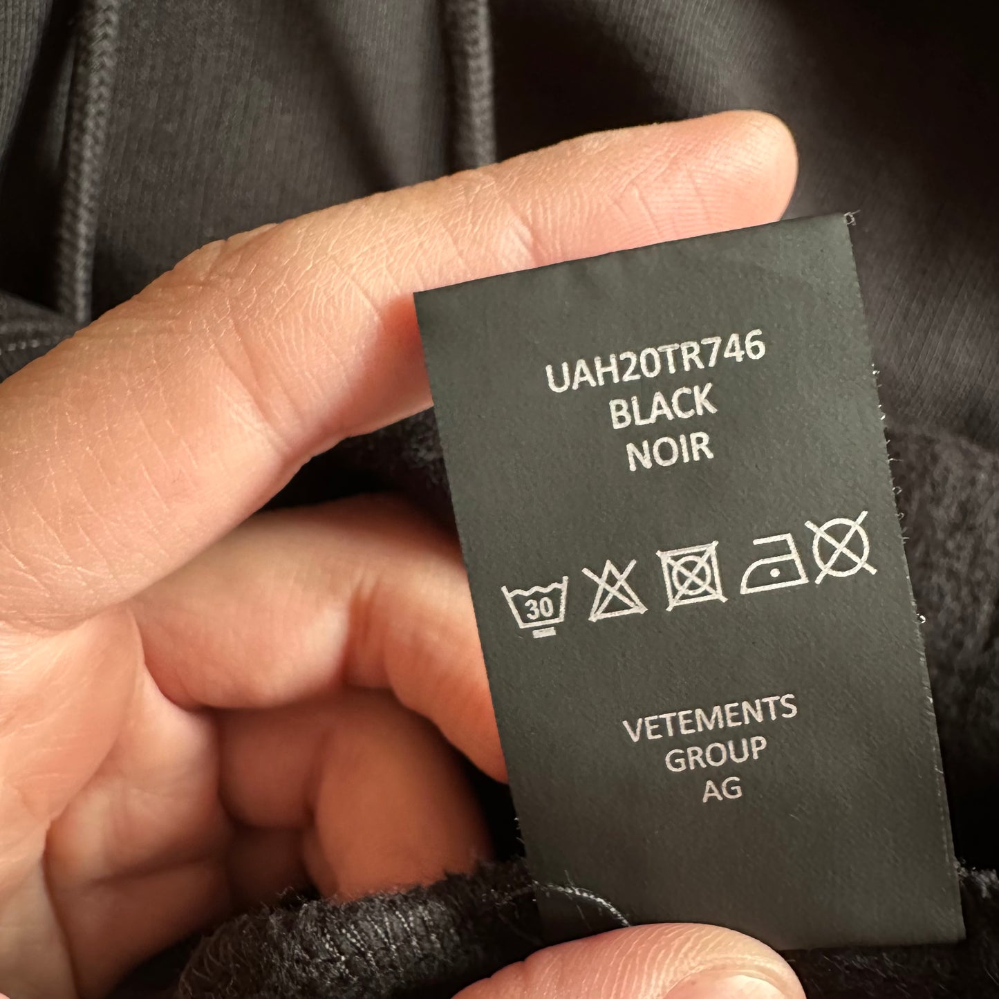 Vetements Interpol Hoodie AW19