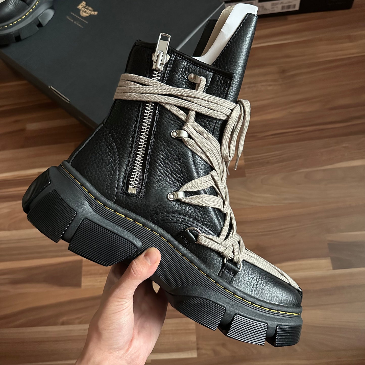 Rick Owens Dr. Martens 1460 DMXL Mega Lace Boot