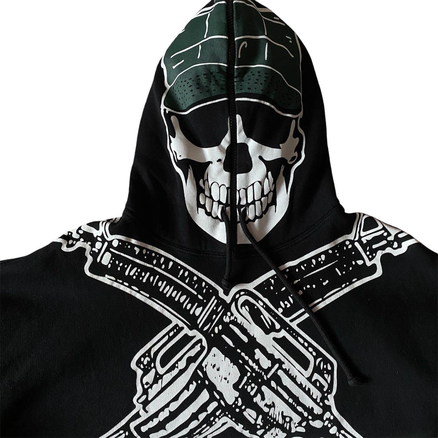 Vetements Marine Infantry Skull Gun Mask hoodie S/S 19