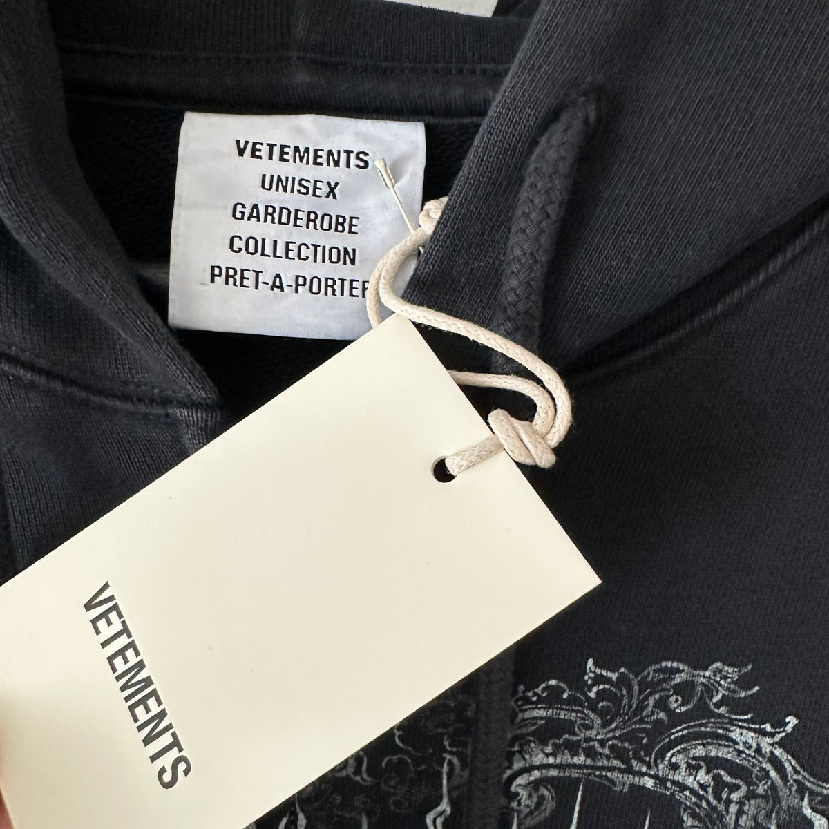 Vetements Cradle Of Filth Butterfly Zip Up Hoodie