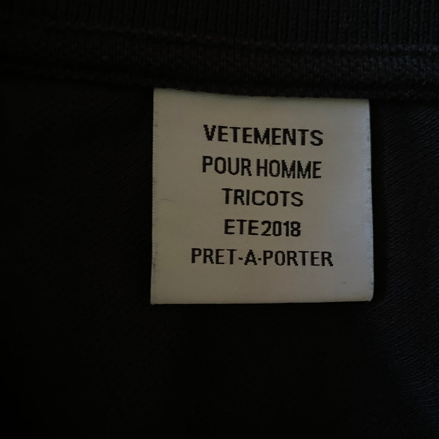 Vetements Footbal Polo Shirt