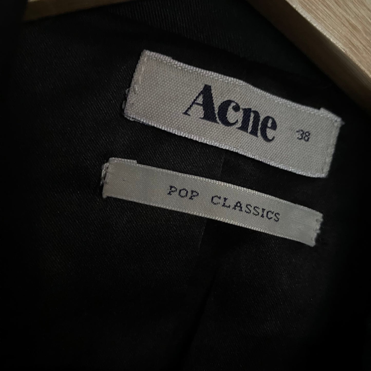 Acne Studios Pop Classics Denim Biker Jacket