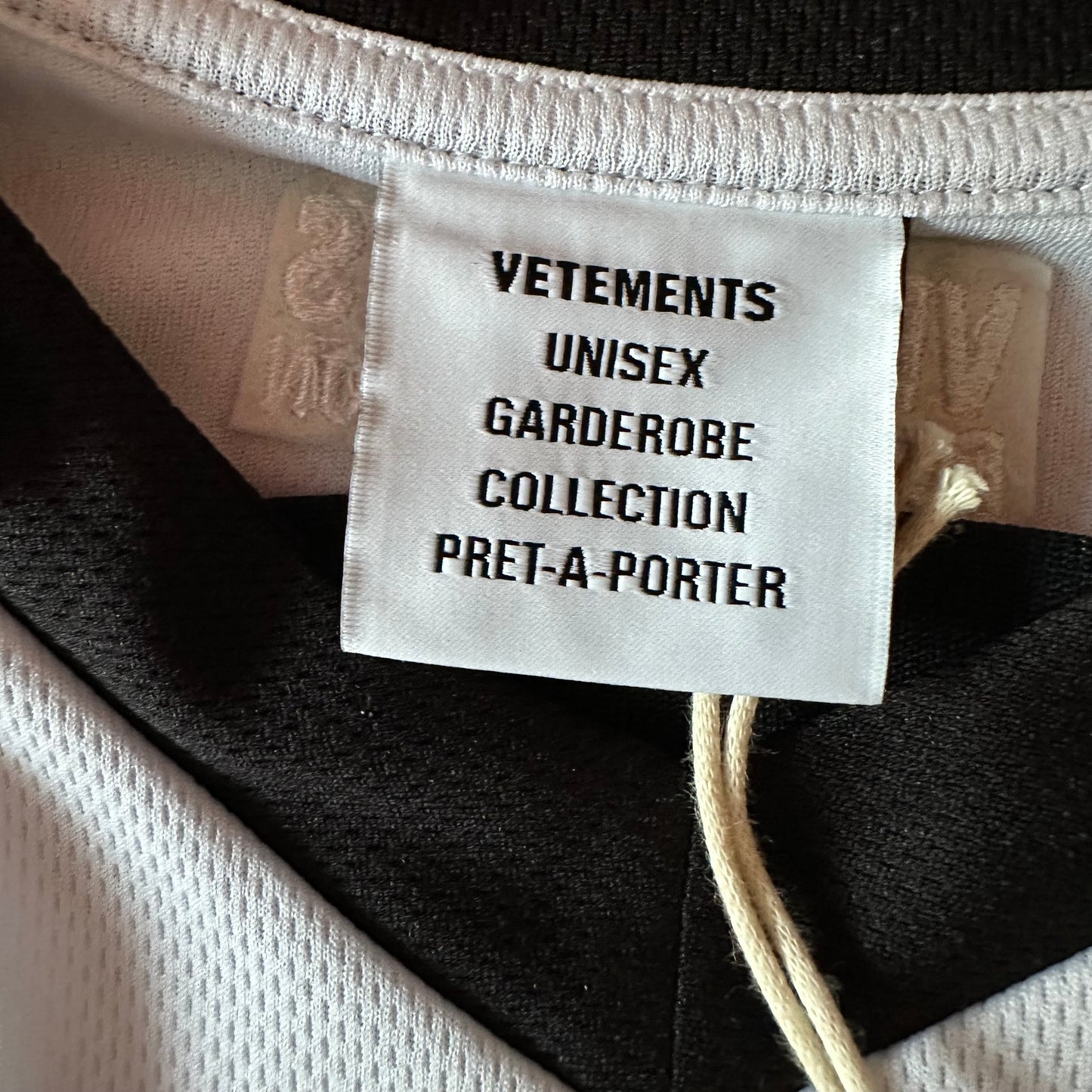 Vetements Trademark Footbal Jersey T-Shirt