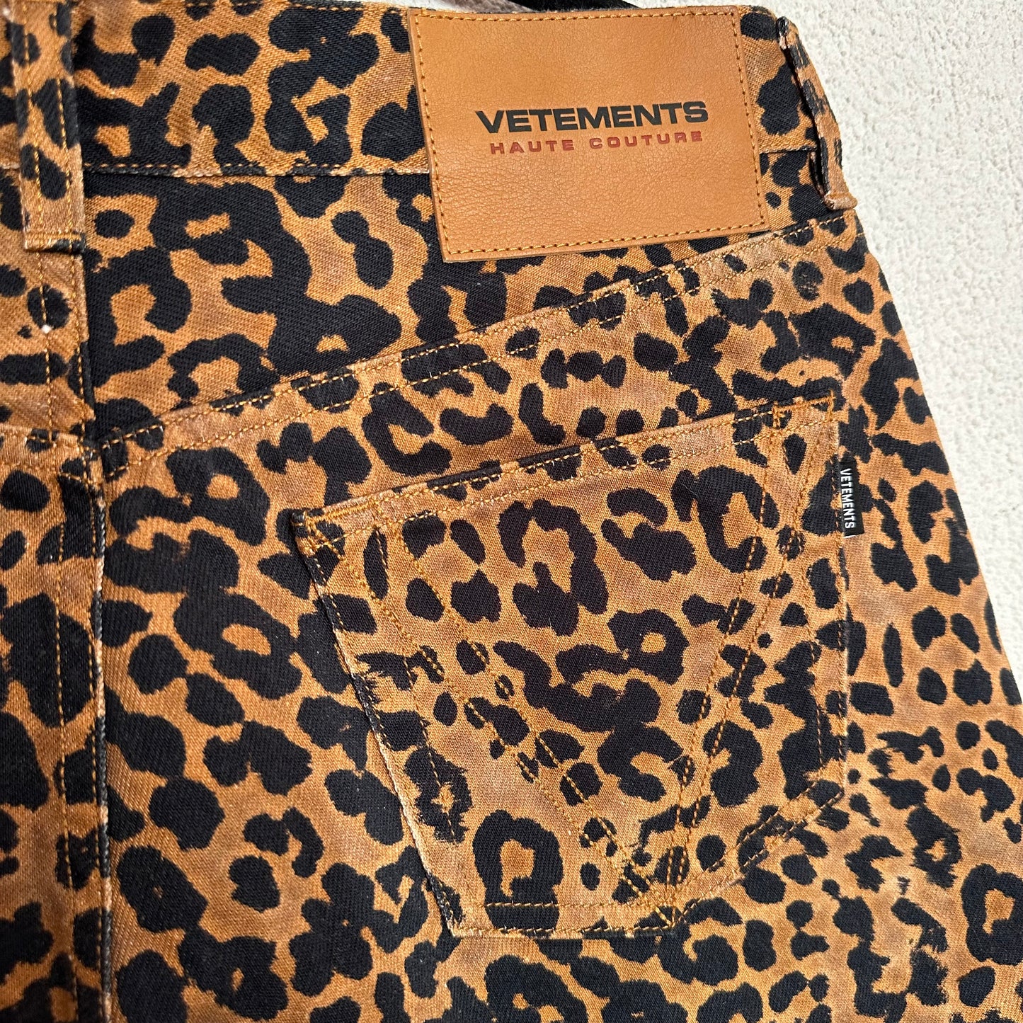 Vetements Leopard Shorts