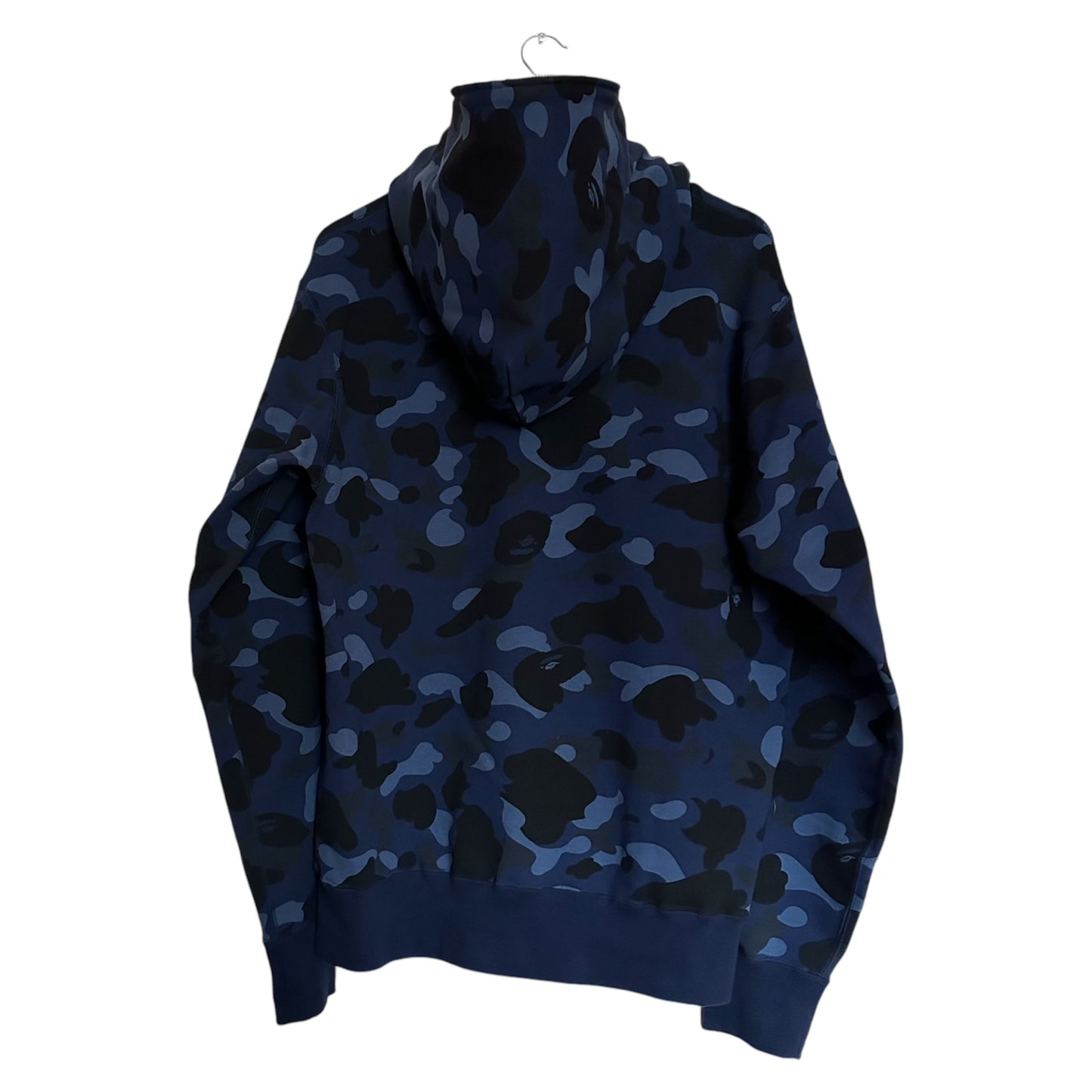 Bape Full Zip Hoodie Blue Camo