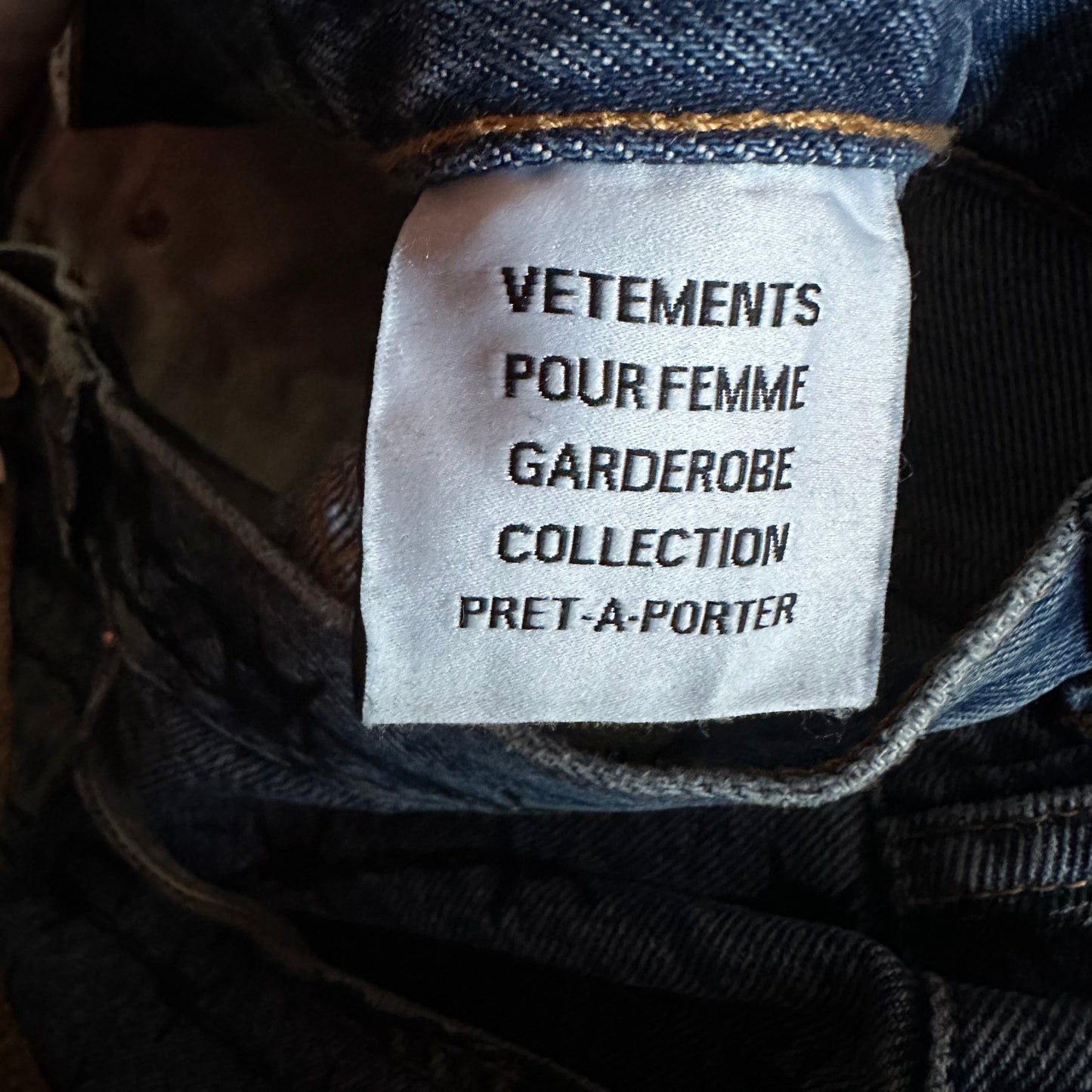 Vetements Barbed Wire Jeans F/W 21