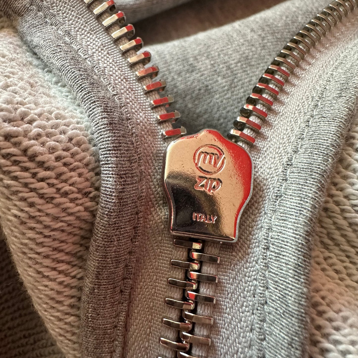 Vetements Sticker Note Zip Up Hoodie