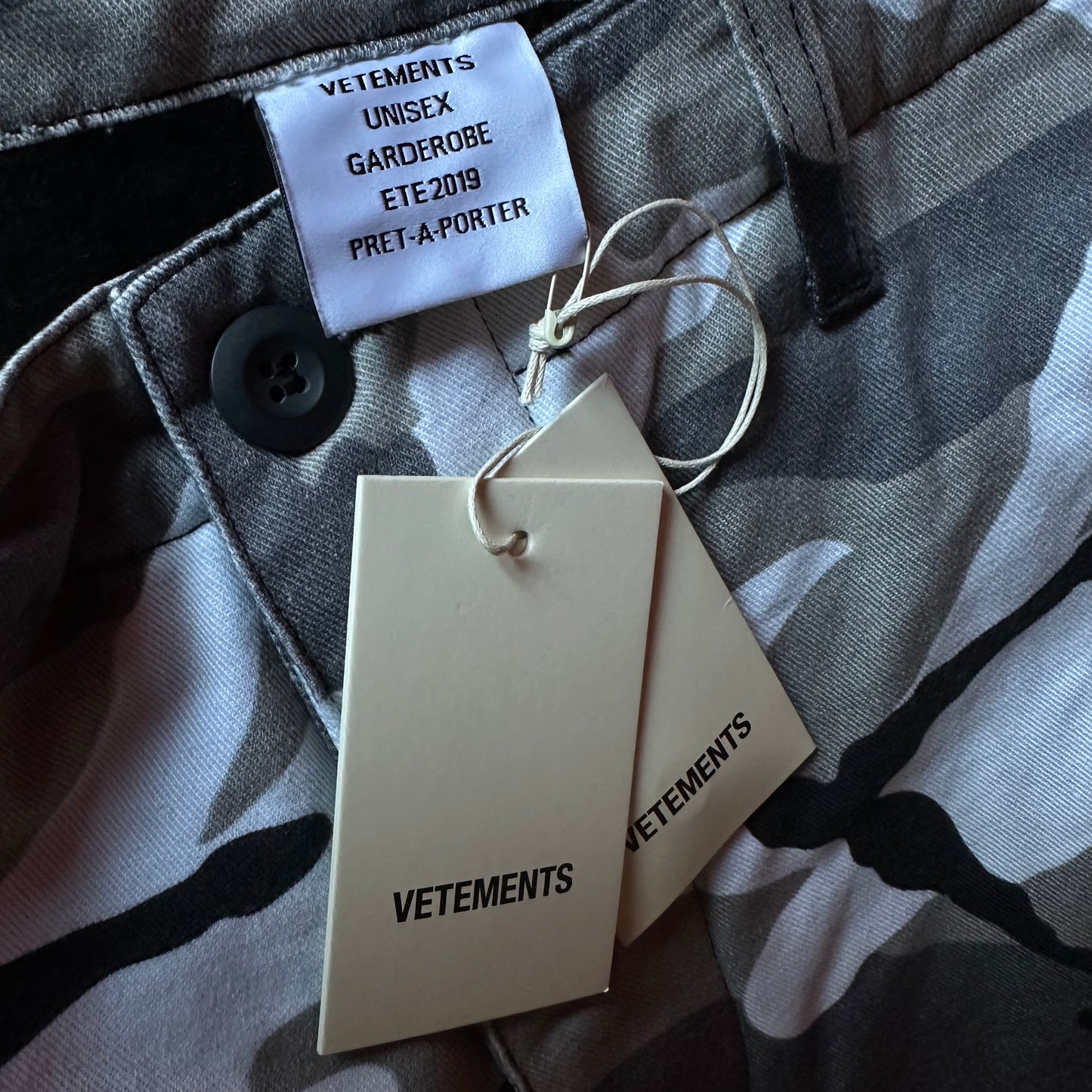 Vetements Runway Camo Hybrid Sweatpants S/S 19