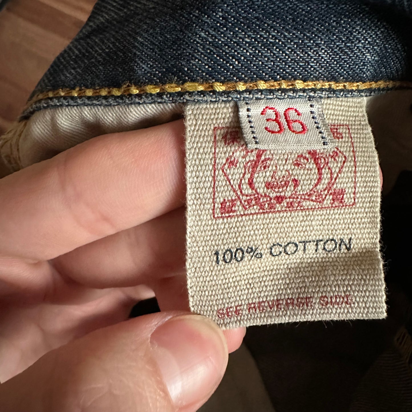 Evisu Bottom Logo Jeans