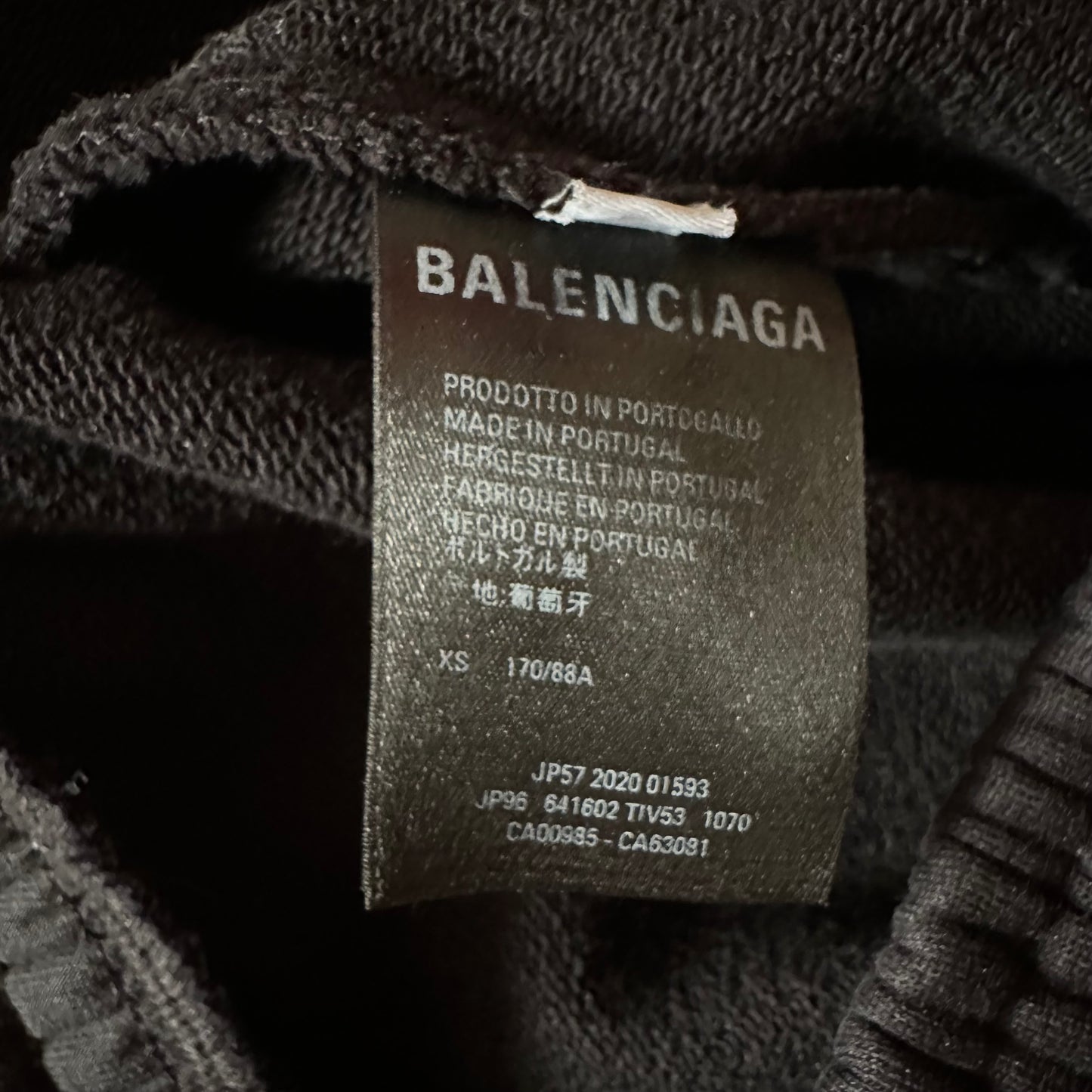 Balenciaga Political Campaign Black Wide Sweatpants