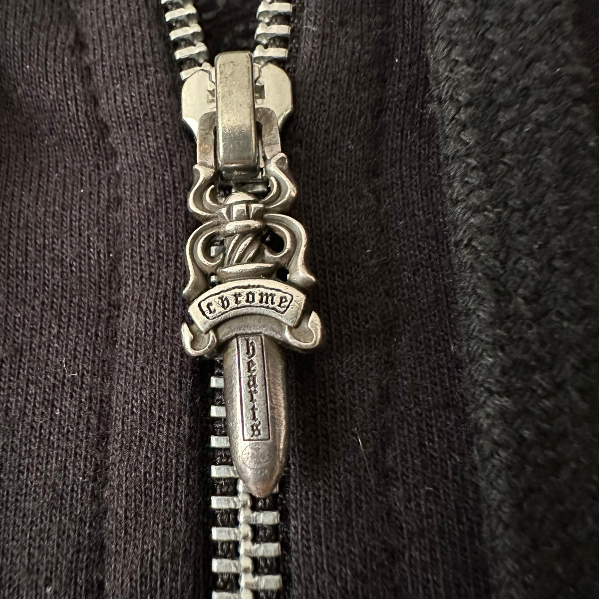 Chrome Hearts Floral Horseshoe Zip Up Hoodie