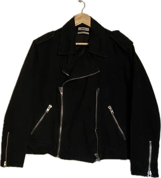 Acne Studios Pop Classics Denim Biker Jacket