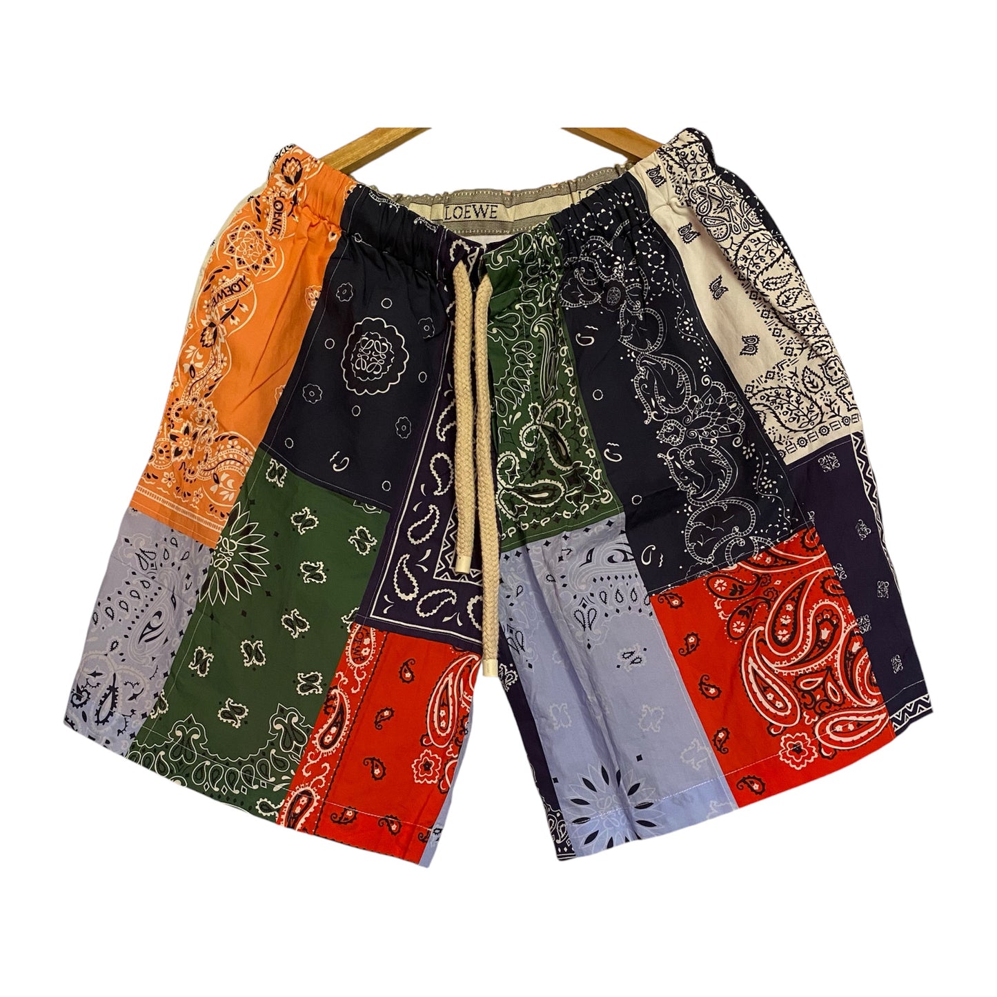 Loewe Bandana Patchwork Shorts