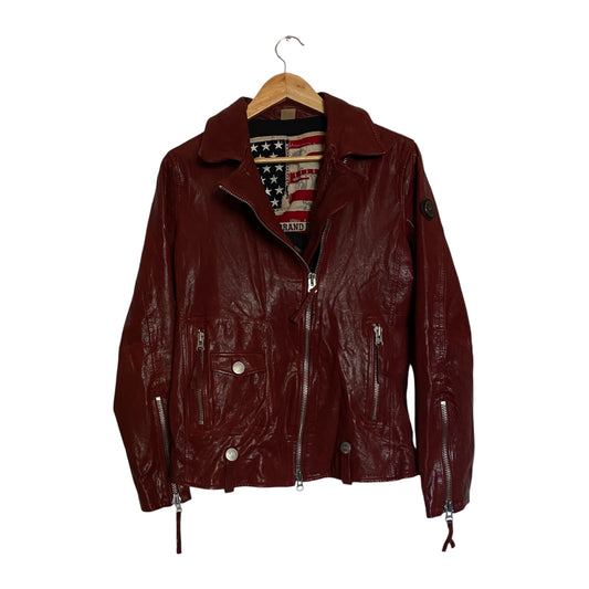 True Religion Biker Leather Jacket