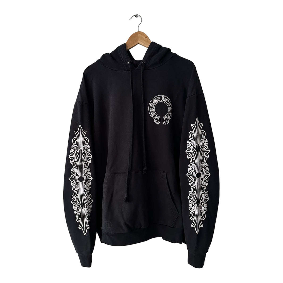 Chrome Hearts Floral Horseshoe Hoodie