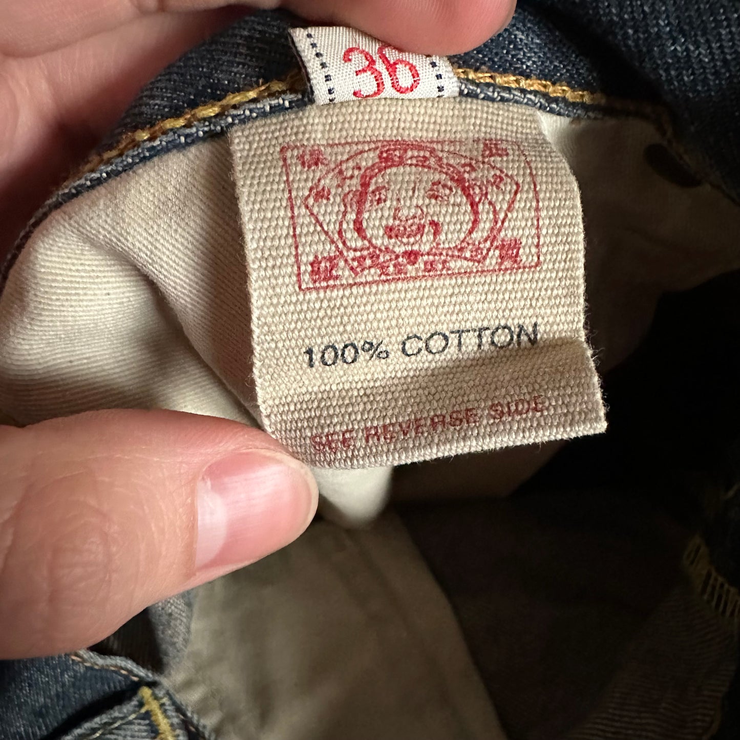 Evisu Bottom Logo Jeans