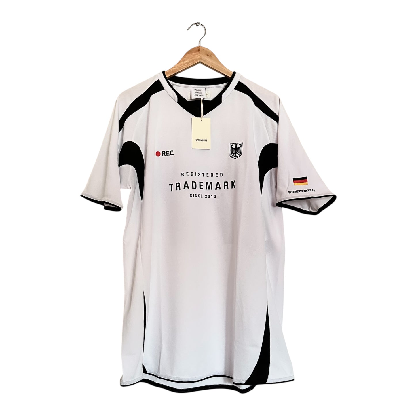 Vetements Trademark Footbal Jersey T-Shirt