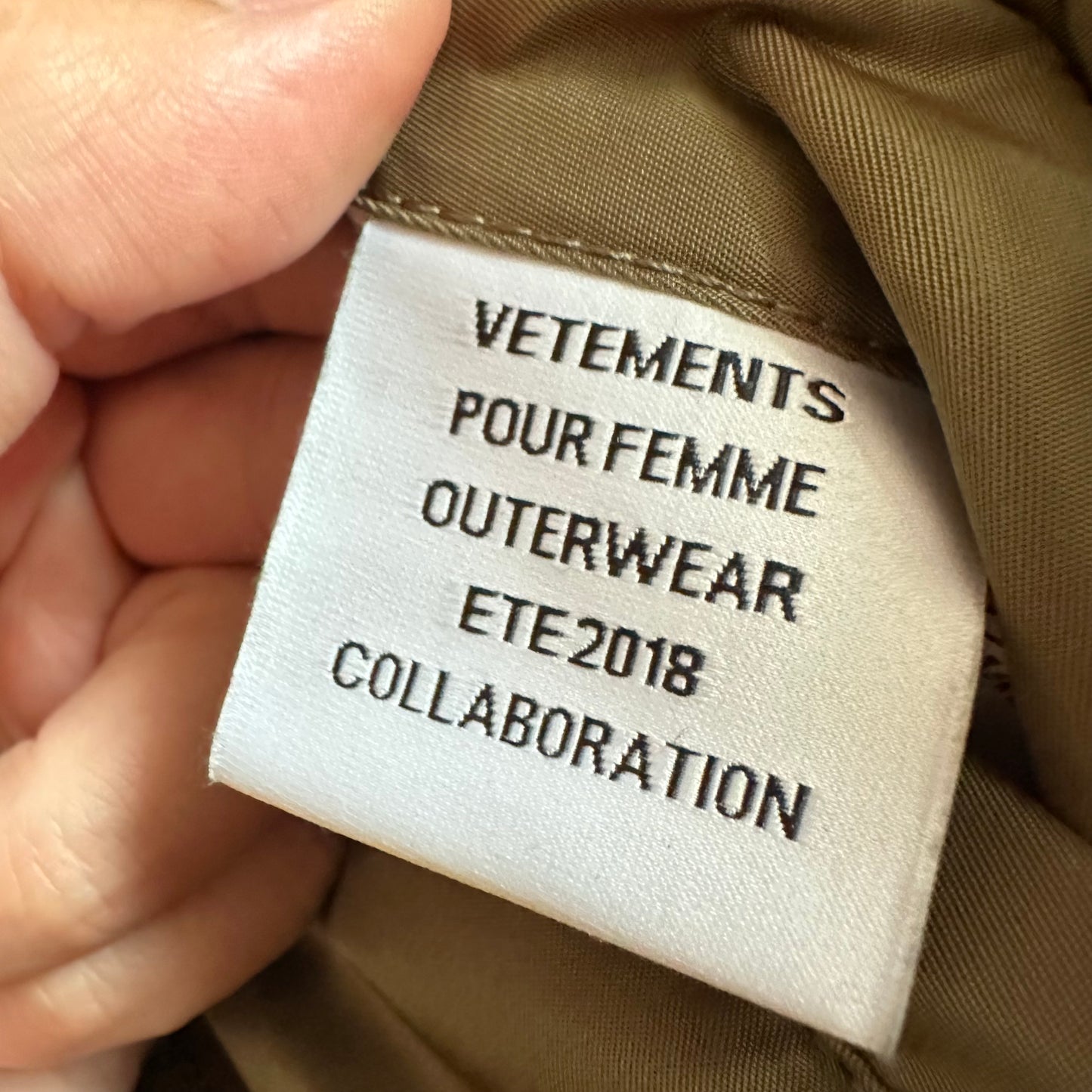 Vetements Alpha Industries Reversible Vest S/S 18