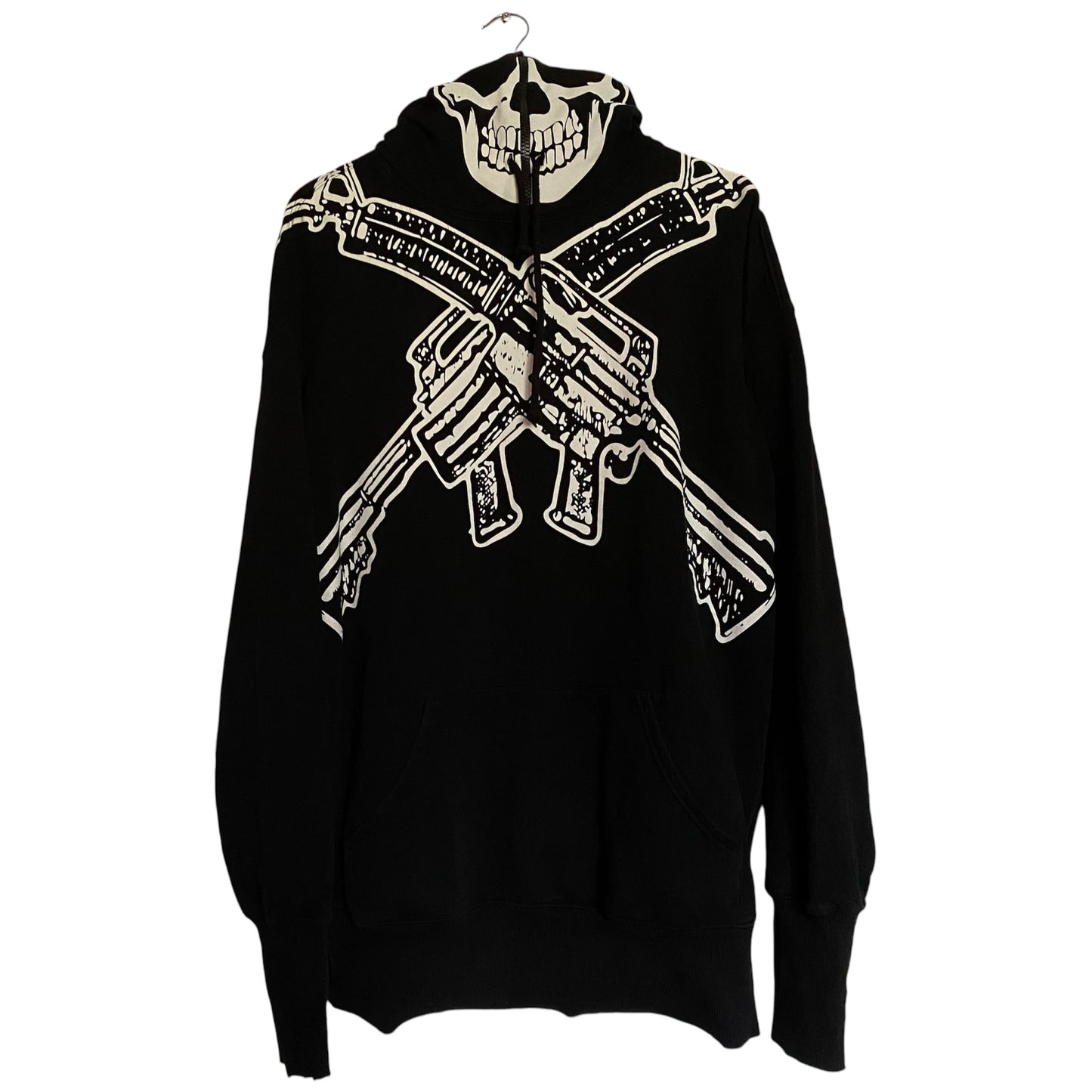 Vetements Marine Infantry Skull Gun Mask hoodie S/S 19