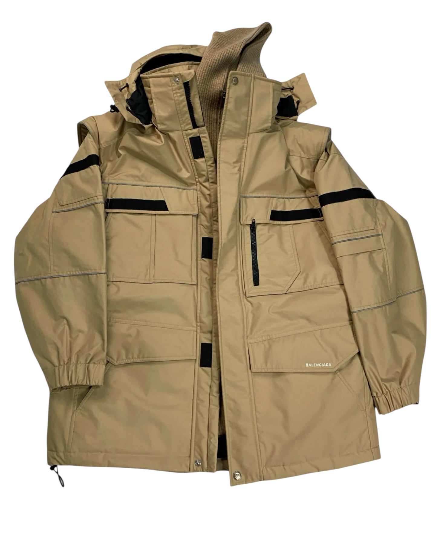 RUNWAY Balenciaga Twinset Parka Jacket AW18