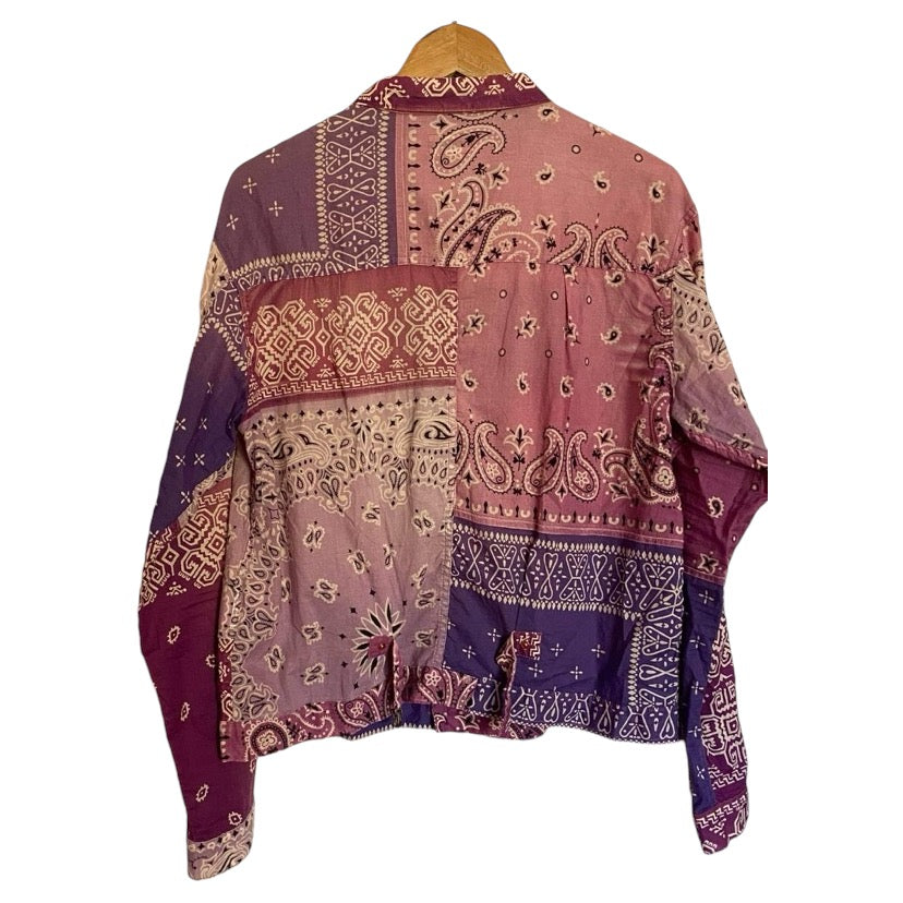 Kapital Bandana Patchwork Jacket Purple