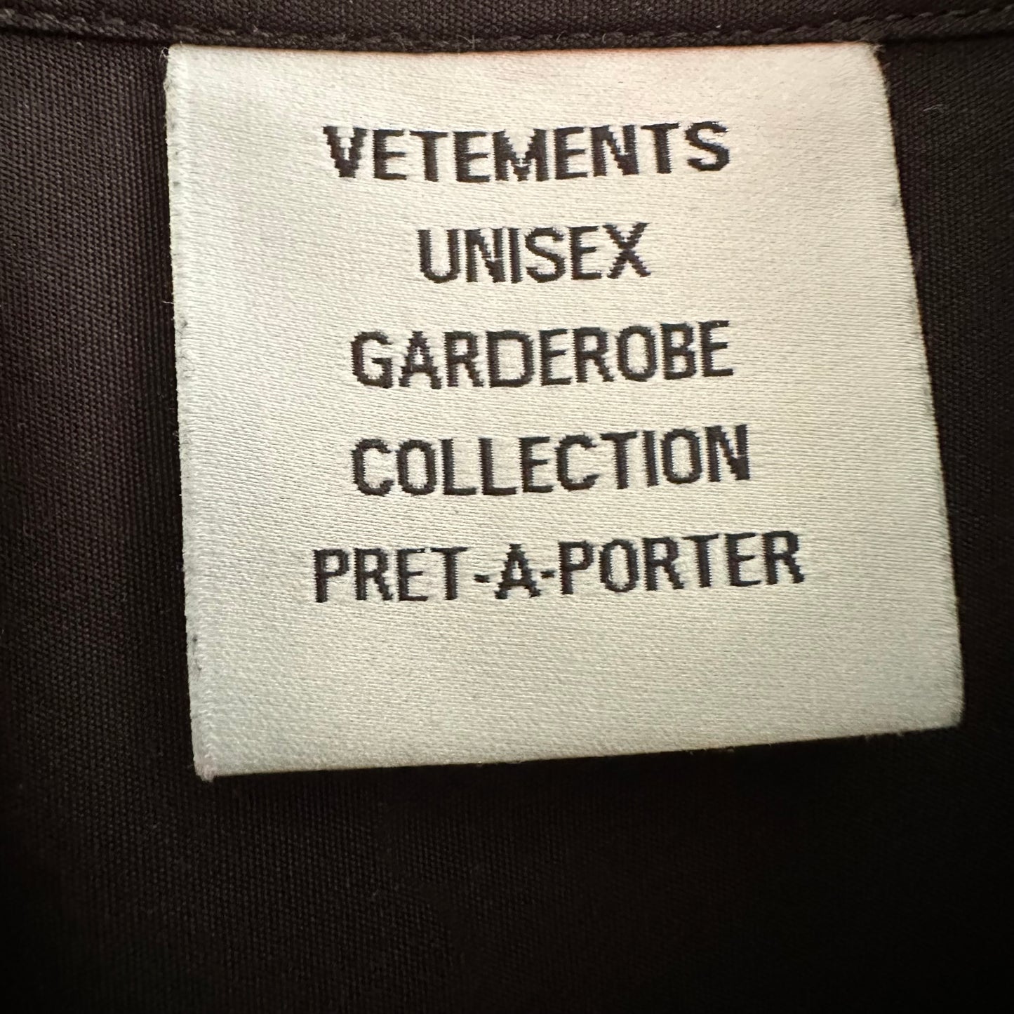 Vetements Motorhead Sleeveless Jersey Shirt