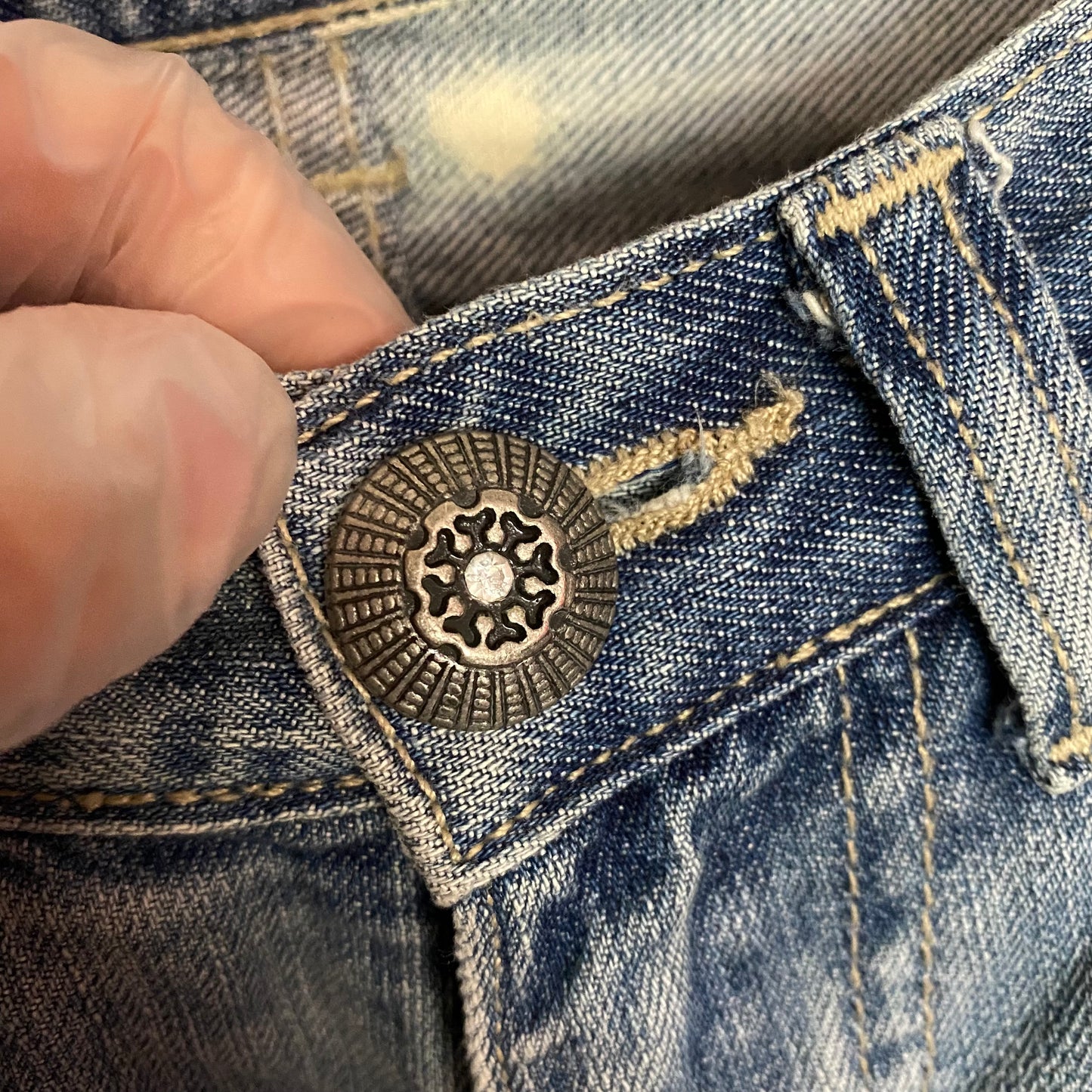 Dolce & Gabbana Flowers Denim Jeans