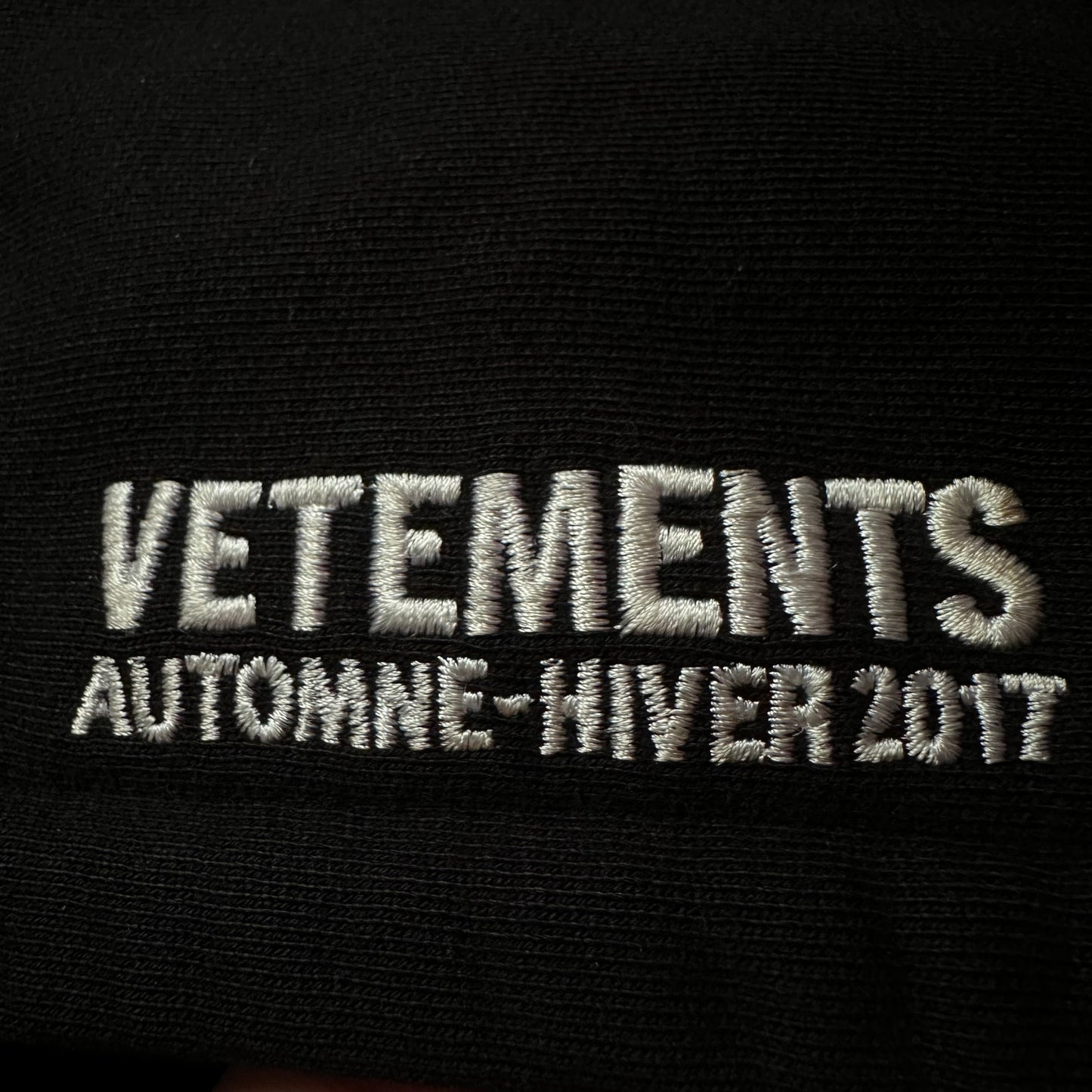 Vetements RUNWAY TFD Total Fucking Darkness Jacket AW16