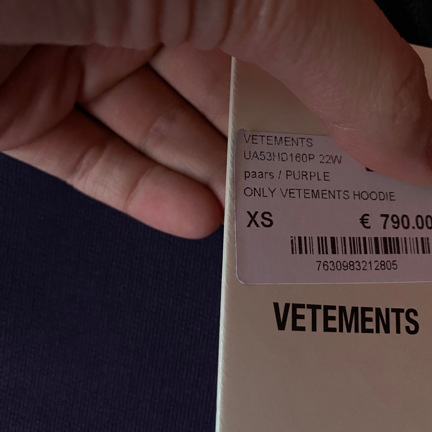 Vetements Only Vetements Hoodie