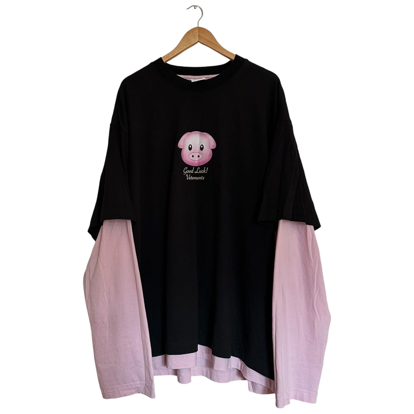 Vetements Lucky Pig Double Layer Longsleeve T-Shirt F/W 23