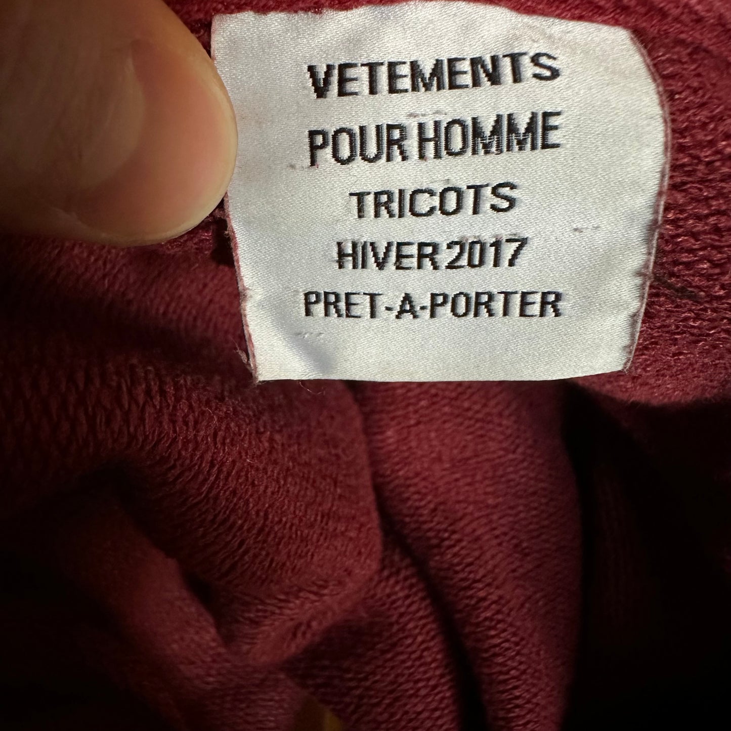 Vetements May The Bridges F/W 17 hoodie Pour Homme