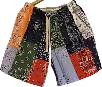 Loewe Bandana Patchwork Shorts