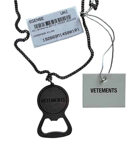 Vetements Bottle Opener Necklace S/S 20