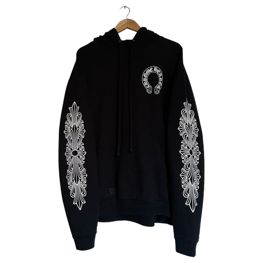 Chrome Hearts Floral Horseshoe Hoodie