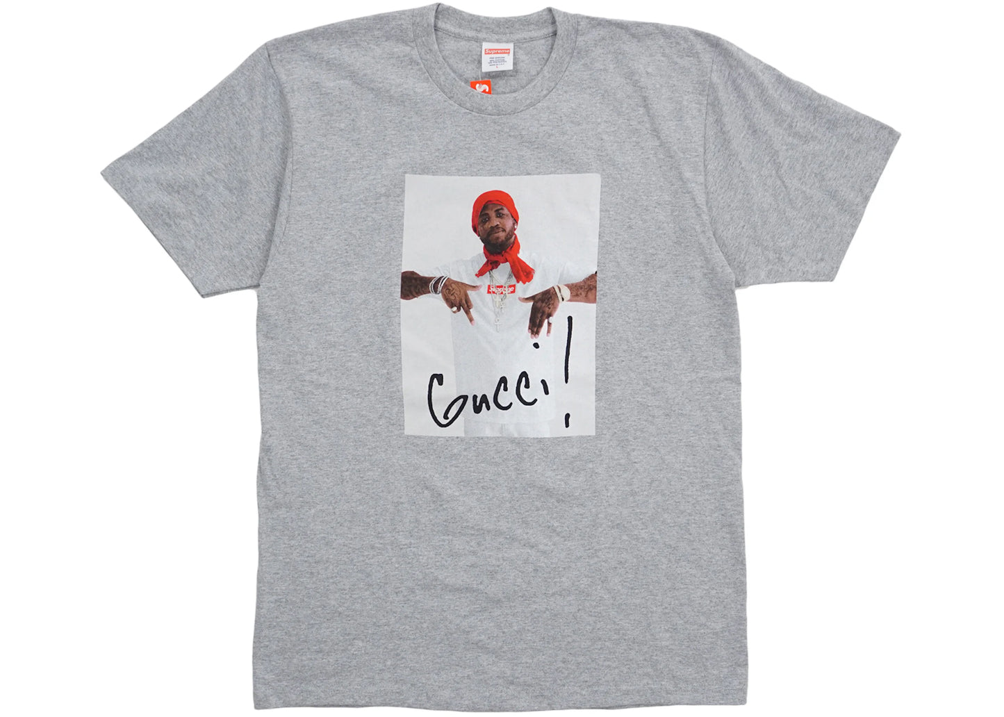 Supreme Gucci Mane Photo Boxlogo tee