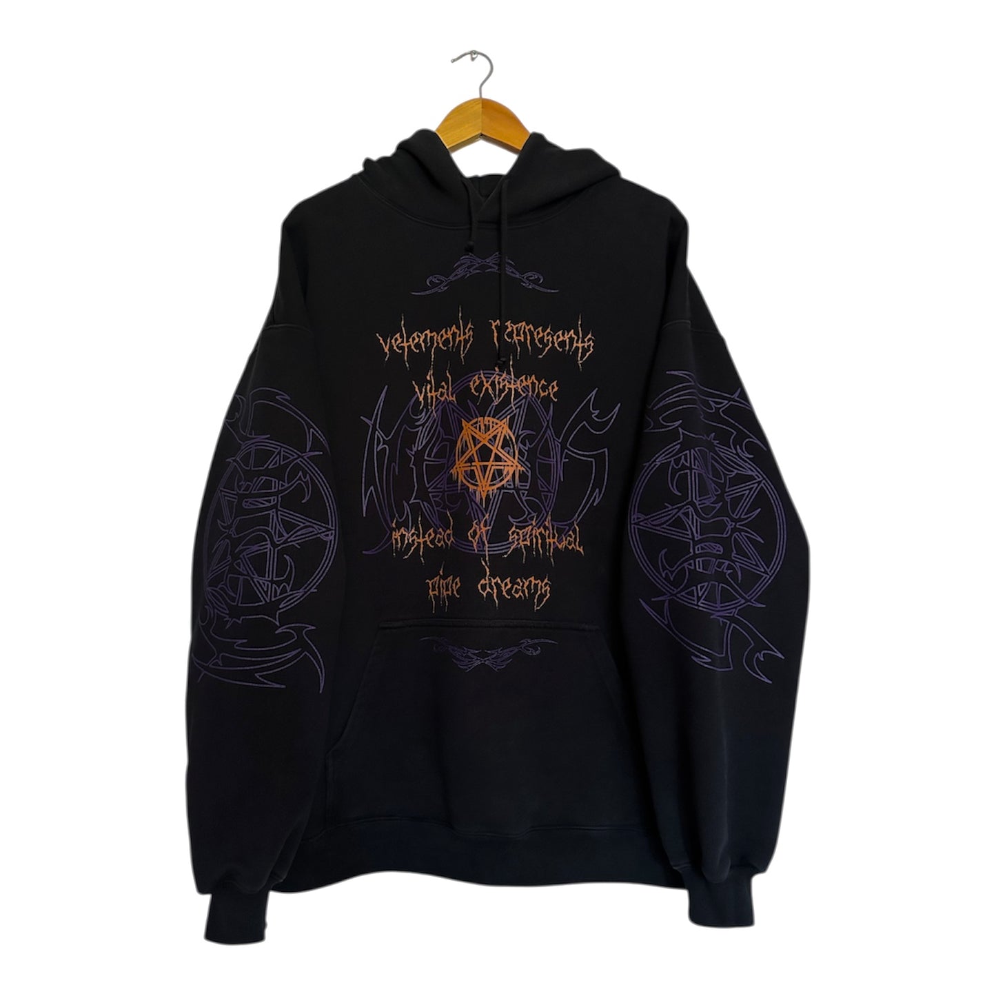 Vetements Vital Existence Hoodie