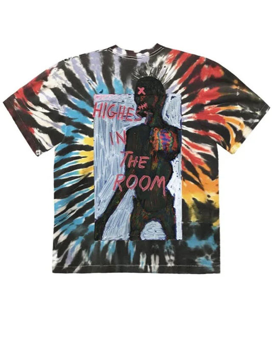 Travis Scott Highest In The Room HITR Tie Dye Tee