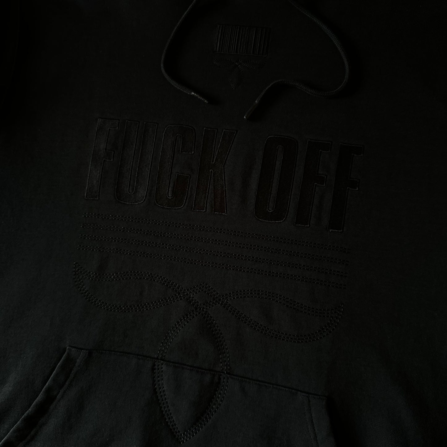 Vetements VTMNTS FUCK OFF Embroidered Hoodie