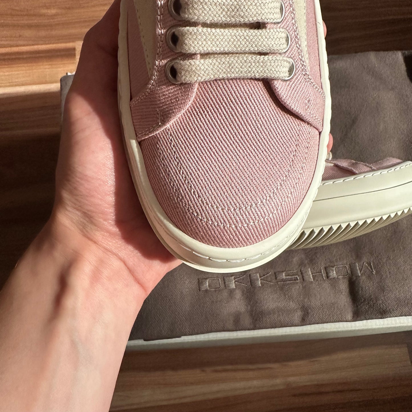 Rick Owens Drkshdw Vintage Sneakers Pink