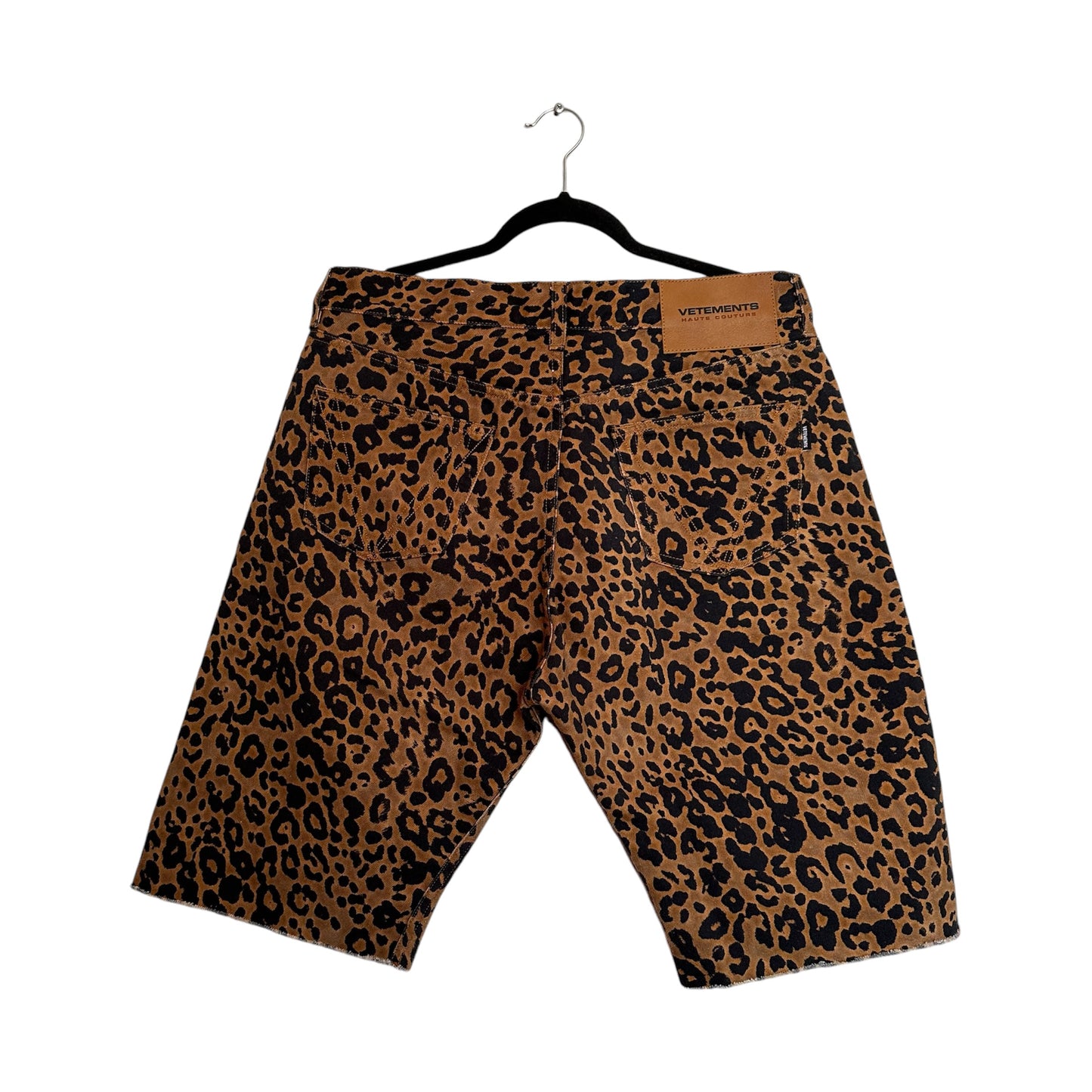 Vetements Leopard Shorts