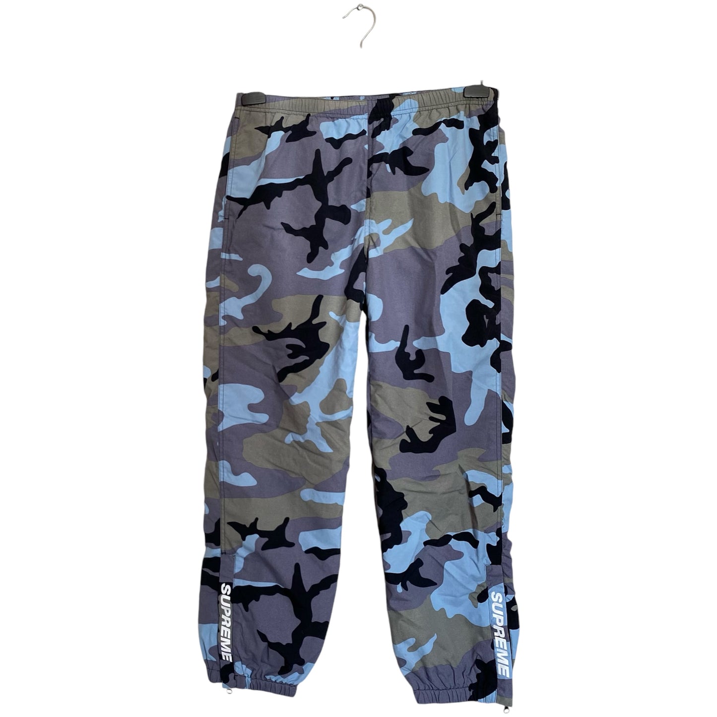 Supreme Blue Camo Warm Up Pants