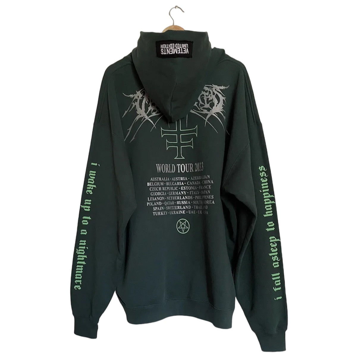 Vetements Metal Patches Hoodie